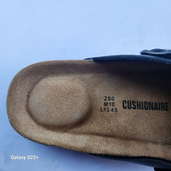 Cushionaire Black Men's Slip-On Shoes - Picture 5 of 5